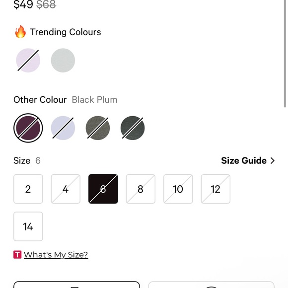 NWT Lululemon Like a Cloud Longline Bra, B/ C Cup Size 6 Black Plum - Picture 7 of 7